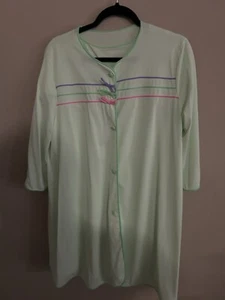 Vintage LORRAINE Nylon Set Large Nightgown Boudoir Peignoir Gown Robe Romantic - Picture 1 of 7