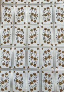 Venilia France Vinyl Wallpaper Vintage 60/70’s French Country *31Ft x 21” *READ - Picture 1 of 8
