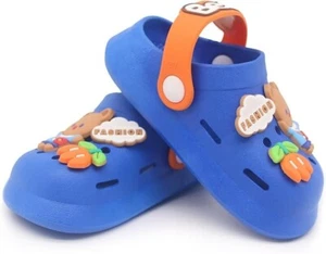 Toddler Shoes Clogs Slide Sandals for Kids Boy Gard Garden Shoes Cartoon Slides - Picture 1 of 8