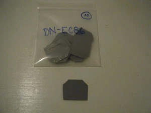 Automation Direct DN-EC86 DINnector Term. Block Gray End Cover Seller Pack of 10 - Picture 1 of 3
