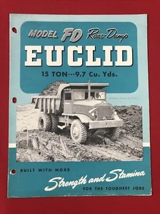 Euclid �� Werbeprospekt Heckkipper 15 Tonnen Modell FD - Bild 1 von 4