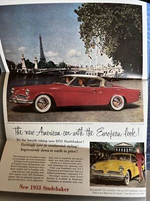 Franklin Mint classic cars of the 50s Studebaker Starliner specs - Image 1 of 4