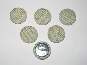 BOTONES AZULES Y NATURALES TAPICERÍA 23mm y 19mm - ARTESANAL - MUEBLES SUAVES B80 - Imagen 1 de 3