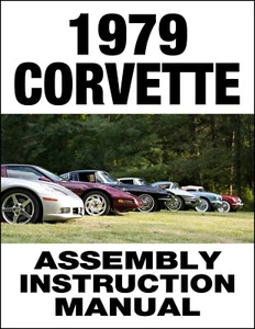 1979 Corvette Factory Assembly Manual HUNDREDS of Exploded Parts Diagrams 3 Hole - Picture 1 of 4