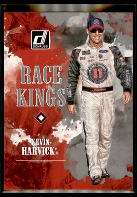 2019 Donruss Racing NASCAR Race Kings SILVER Parallel #4 Kevin Harvick - Image 1 of 2