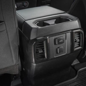 Molded Carbon Fiber Rear Air Vent Outlet Cover Trim For 17-22 Ford F250 F350 - Bild 1 von 4