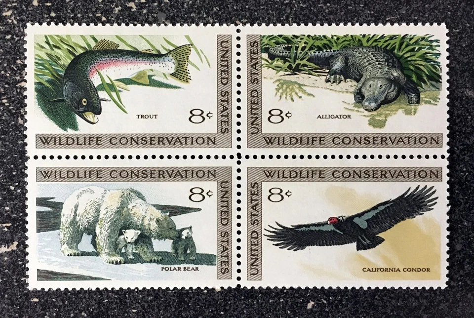 1971US #1427-1430 8c Wildlife Conservation - Block of 4   Mint - Image 1 of 1