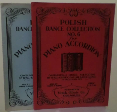 LOT:  Polish Dance Collection for Accordion   -   by Joseph Elsnic - books 1 & 6 - Image 1 of 3