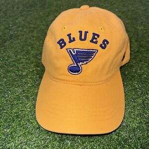 St. Louis Blues Zephyr Adjustable Hat Cap NHL Hockey Blue Gold Yellow