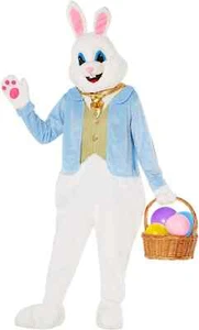 Disfraz de conejo de Pascua adulto de lujo conejo mascota traje para hombre - perfecto para fácil - Imagen 1 de 3