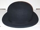 Vintage Mens' Mybro Black Bowler Hat 6 5/8 Felt Wool Excelent Condition