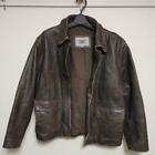 Indiana Jones Genuine Leather Dark Brown Jacket Size 24.8 inch Authentic