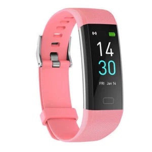 Fitness Activity Tracker Blood Pressure Heart Rate Sport Fitbit Smart Watch US - Picture 1 of 22