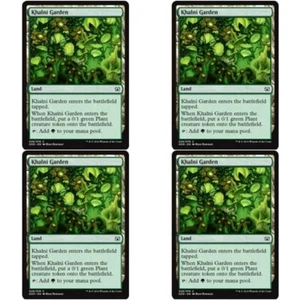 4 x KHALNI JARDÍN CASI NUEVO Nissa vs Ob Nixilis Magic The Gathering Land - Com - Imagen 1 de 1