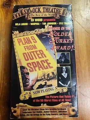 Plan 9 From Outer Space VHS 1994 GoodTimes Home Video Release Ed Wood Tested - Image 1 of 3