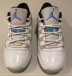 Nike Air Jordan 11 XI Retro Low PS Columbia White Legend Blue 505835-117 Gr. 2,5Y - Bild 1 von 7