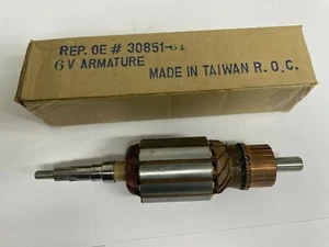 ARMADURA GENERADOR HARLEY-DAVIDSON 6 VOLTIOS HD PARTE # 30851-61 NOS - Imagen 1 de 4