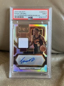PSA 9 2023 Select Isaac Okoro Autographed Memorabilia #AM-OKO 181/199 - Picture 1 of 3
