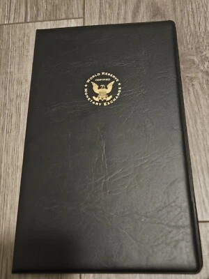 World Reserve Monetary Exchange-Black Angus Bankers Portfolio-Uncut $5 Bills WOW - Image 1 of 4