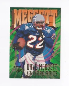 SkyBox Impact #167 1997 Dave Meggett New England Patriots - Imagen 1 de 2