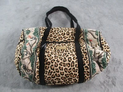 Bolso de Lona Claire Murray Nantucket Leopardo Estampado Animal Bolso de Fin de Semana Usado en Excelente Condición Foto 1 de 4