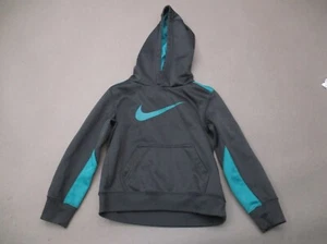 Nike Size 2-3 Boys Black&Green Dri-Fit Long Sleeve Athletic Hoody 5BL-260 - Picture 1 of 7