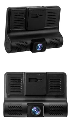3-channel lens HD car camera cardvr 4-inch three-recorder driving recorder - Image 1 of 4