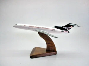 B-727 USPS Aircraft Desktop Replica Mahogany Kiln Dried Wood Model Regular New - Picture 1 of 6