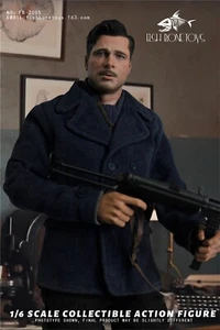 Figura de acción 1/6 FISH BONETOYS FB-Z005 Inglourious Basterds Brad Pitt 12 pulgadas - Imagen 1 de 8