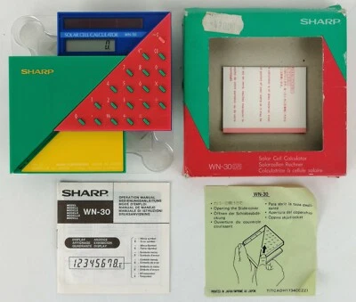 SHARP WN-30 - Calculadora - Nueva - Años 80 - Raro - Imagen 1 de 4