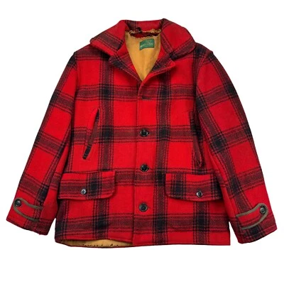 Chaqueta de Caza Vintage Años 50 Western & Field Montgomery Ward Lana Cuadros - Mediana Foto 1 de 4