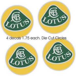 1.75 LOTUS Racing Mini Vinyl 4 Decals Esprit Decal - Picture 1 of 1