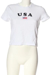 FOREVER 21 Camicia cropped Donna Camicia Taglia IT 44 bianco-nero stile casual - Foto 1 di 5