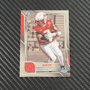 2025 Bowman Chrome U 1st Nyziah Hunter #10 Nebraska Base - Picture 1 of 2
