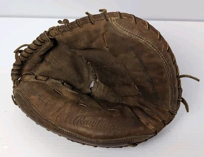 Vintage Rawlings Catcher Mitt Pro-Clt Gold Glove Series GE001 See Description  - Image 1 of 4