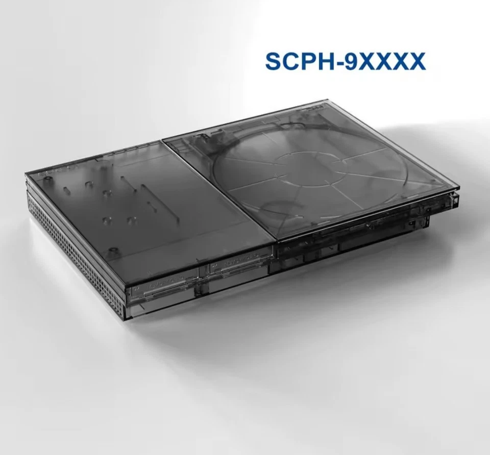 Carcasa Consola Playstation 2 Slim PS2 Repuesto Completo Transparente Negra  Foto 1 de 1