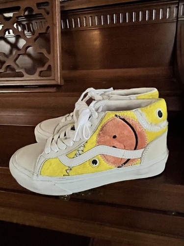 Rare scarpe VANS Vault Mid Zoo Skool unisex animali non imbottiti anatra bianche M4.5 W6