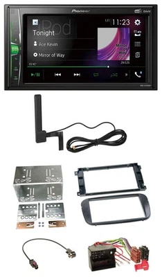 Pioneer MP3 DAB AUX 2DIN Bluetooth Autoradio für Ford S-Max Mondeo ab 2007 Profi - Bild 1 von 4