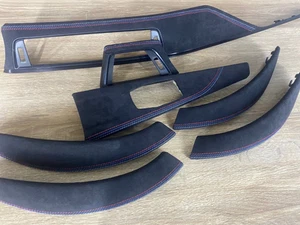 BMW F30 F32 F36 M3 M4 F80 F82 Alcantara Interior Trim Set M Stitching OEM LHD - Bild 1 von 8
