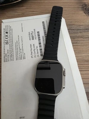 Apple Watch Ultra 1 GPS, 49mm, Cellular, Titanium, Blue Ocean - Bild 1 von 4