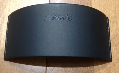 Funda para gafas delgada semi dura Silhouette para clips solares con clip gris plano NUEVO Foto 1 de 4