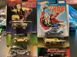 Hot Wheels 2015 Pop Culture Marvel Set Of 6 - Picture 1 of 17