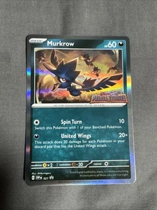 Murkrow - 021 (Prerelease) 021 Sv: Scarlet & Violet Promo Cards Holo - Picture 1 of 2