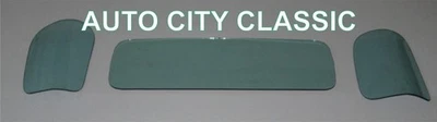 Esquinas traseras de vidrio verde para camioneta Chevrolet GMC 1947-1954 y parte trasera central Foto 1 de 4