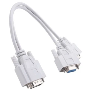 Neu 1 PC auf 2 Monitoren-Verteiler Splitter Kabel fuer VGA Video Z3J96844 - Bild 1 von 7