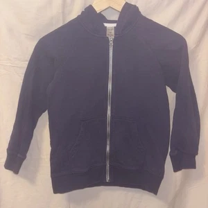 Carters Kid Boy Hooded Sweatshirt Size 10 Blue - Picture 1 of 3