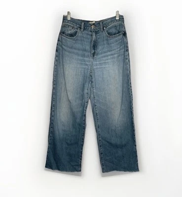 Madewell Baggy Jeans Women 28 Blue Super Wide Leg Button Fly Denim - Image 1 of 4