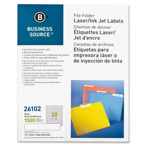 Business Source File Folder Label - Image 1 of 1