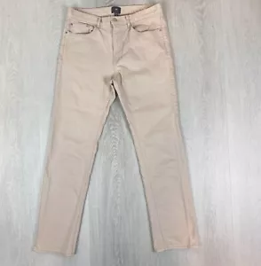 H&M Mens Straight Regular Fit Beige Denim Jeans Size 31 - Picture 1 of 11