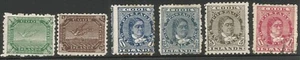 Cook Islands 1909-19 EDVII Makea Takau White Tern mint group from 1/2d to 5d MH - Picture 1 of 2